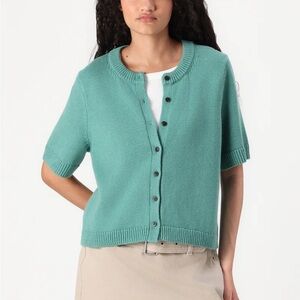 Abercrombie Short Sleeve Knit Cardigan (Size M)